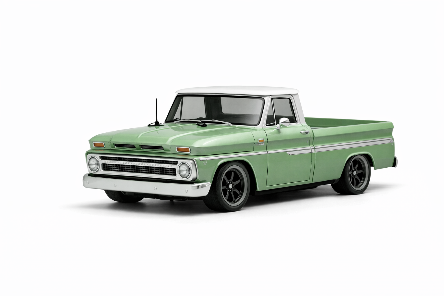 Kyosho Fazer – 1966 Chevy C10 Fleetside Pickup Light Green