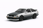 Kyosho Mini-Z AWD – Toyota Corolla Levin AE86 (Weiß/Schwarz)